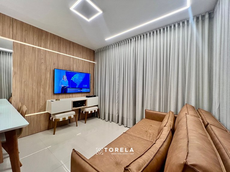 Monte Carllo 302 - Apê 2 dormitórios 150m da praia