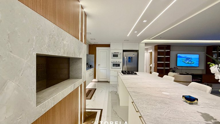 Vogue 501 - Apê Luxo, 4 suítes, Vista Mar