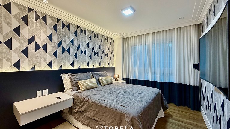 Vogue 501 - Apê Luxo, 4 suítes, Vista Mar