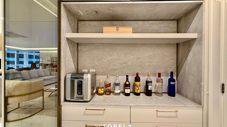 Vogue 501 - Apê Luxo, 4 suítes, Vista Mar