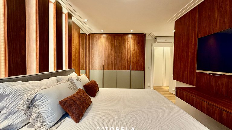 Vogue 501 - Apê Luxo, 4 suítes, Vista Mar