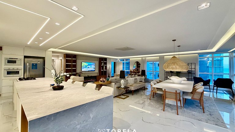 Vogue 501 - Apê Luxo, 4 suítes, Vista Mar