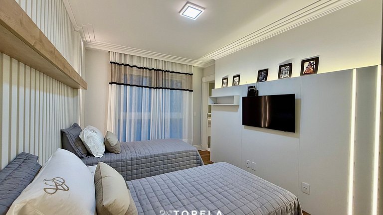 Vogue 501 - Apê Luxo, 4 suítes, Vista Mar