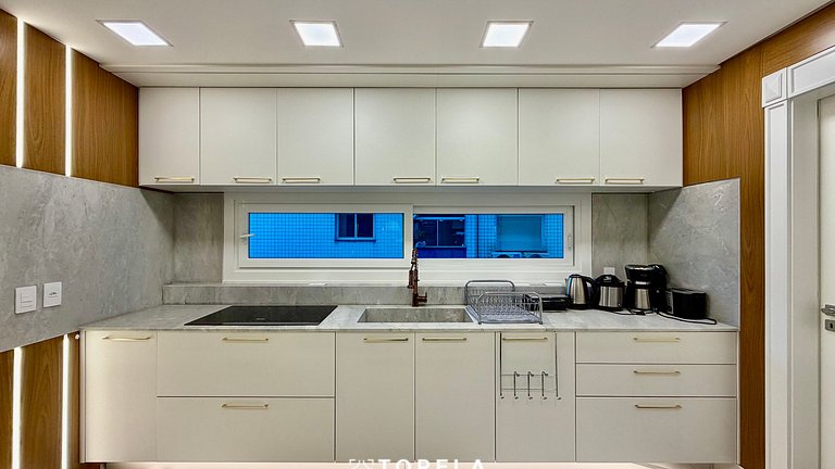 Vogue 501 - Apê Luxo, 4 suítes, Vista Mar